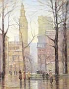 Madison Square View By Paul Cornoyer