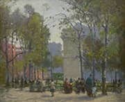 Washington Square 1900 By Paul Cornoyer