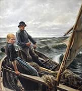 At Sea 1883 By Albert Edelfelt