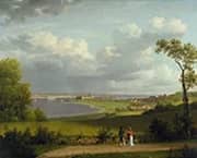 View North of Kronborg Castle 1810 By Christoffer Wilhelm Eckersberg