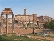 View of the Roman Forum 1814 By Christoffer Wilhelm Eckersberg