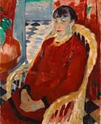 The Lady in Red 1912 By Rick Wouters