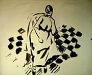 Woman Sitting on a Chair By Rick Wouters