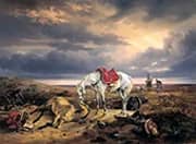 After the Battle 1840 By Albrecht Adam