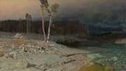On the Island of Valaam 1873 By Arkhip Kuindzhi