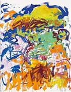 Ici Panel 1 By Joan Mitchell