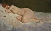 Lying Nude By George Hendrik Breitner