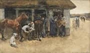 The Farrier By George Hendrik Breitner