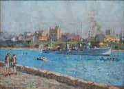 Frigate at Wooloomooloo By Charles David Jones Bryant