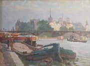 Pont Des Arts River Seine By Charles David Jones Bryant