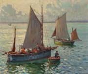 French Fishing Boats 1929 By Charles David Jones Bryant