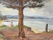 Sydney Beach Scene By Charles David Jones Bryant
