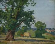 Harvest Scene By Charles David Jones Bryant