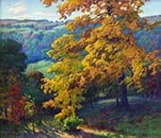 Fall Landscape By Harriet Randall Lumis
