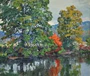 The Little Red Bush c1915 By Harriet Randall Lumis