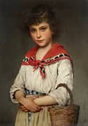 A Neapolitan Girl By Eugene de Blass