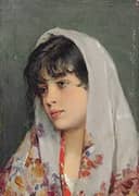 A Venetian Beauty 1865 By Eugene de Blass