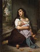 The Abandoned 1872 By Hugues Merle