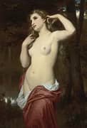 The Bather 1870 By Hugues Merle