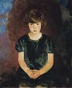 Portrait of a Little Girl By Charles Webster Hawthorne