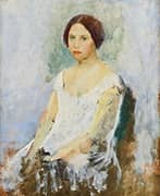 Portrait of a Girl By Charles Webster Hawthorne