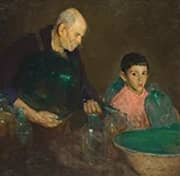 Refining Oil 1910 By Charles Webster Hawthorne