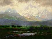 After the Storm Tetons By Charles Partridge Adams