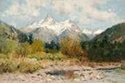 Autumn Afternoon Eolus Needle Mountains Colorado By Charles Partridge Adams