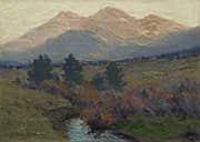 Long's Peak Colorado By Charles Partridge Adams