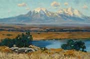 Spanish Peaks Colorado 1911 By Charles Partridge Adams