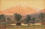 Sunset on Mount Sopris By Charles Partridge Adams