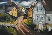 Monhegan Village Main Street By Eric Hudson