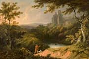 Ruins of Rosslyn Castle Midlothian 1810 By George Arnald
