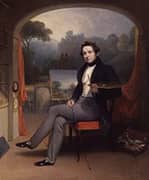 Self Portrait of George Arnald in his Studio 1831 By George Arnald