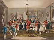 Family Celebration in an English Castle 1820 By Henry Alken