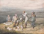 Grouse Shooting the Wrong Sort By Henry Alken