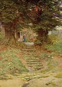 A Cottage Near Crocken Hill By Helen Allingham