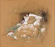 Victor Hugo on his Deathbed By Georges Clairin