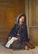 The Beggar Girl 1868 By Guillaume Charles Brun