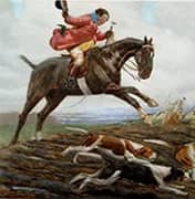 Hunting Tayaut By Cecil Aldin