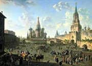 Red Square in Moscow 1801 By Fyodor Alekseyev