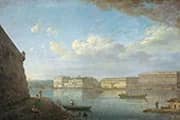 View of the Palace Embankment from St Peter's and St Paul's Fortress By Fyodor Alekseyev