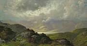 Scottish Landscape By Gustave Dore