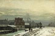 Winter Landscape 1885 By Anders Andersen-Lundby
