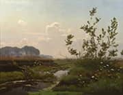 Danish Countryside Landscape 1930 By Hans Ole Brasen