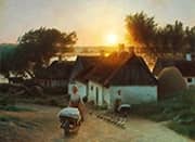 Summer Evening By Hans Ole Brasen