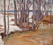 Spring Flooding in Lake Tuusula 1913 By Eero Jarnefelt