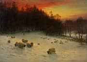 When the West with Evening Glows By Joseph Farquharson