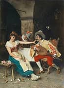 The Serenade 1880 By Federico Andreotti