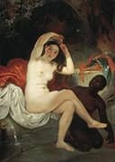Bathsheba at her Bath 1832 By Karl Bryullov